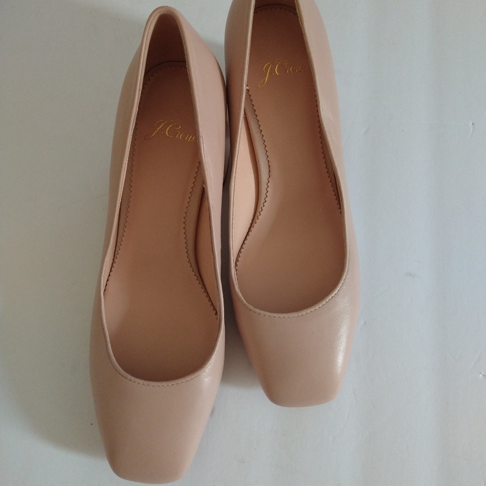 J Crew NWOT Tblock heels size 7
